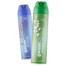 g'woon aerosol luchterverfrisser